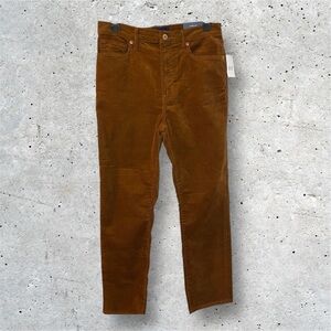 NWT GAP SOFT VINTAGE SLIM BROWN CORDUROY PANTS Size 8